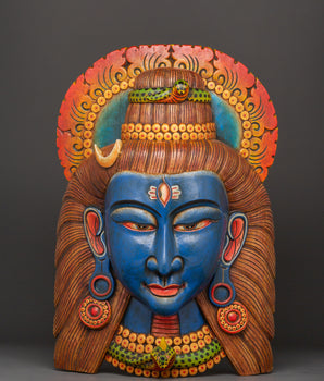 Wooden Mahadev Wall hanging