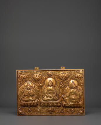 Handmade Buddhist Wall Hanging Brass