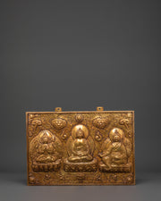 Handmade Buddhist Wall Hanging Brass