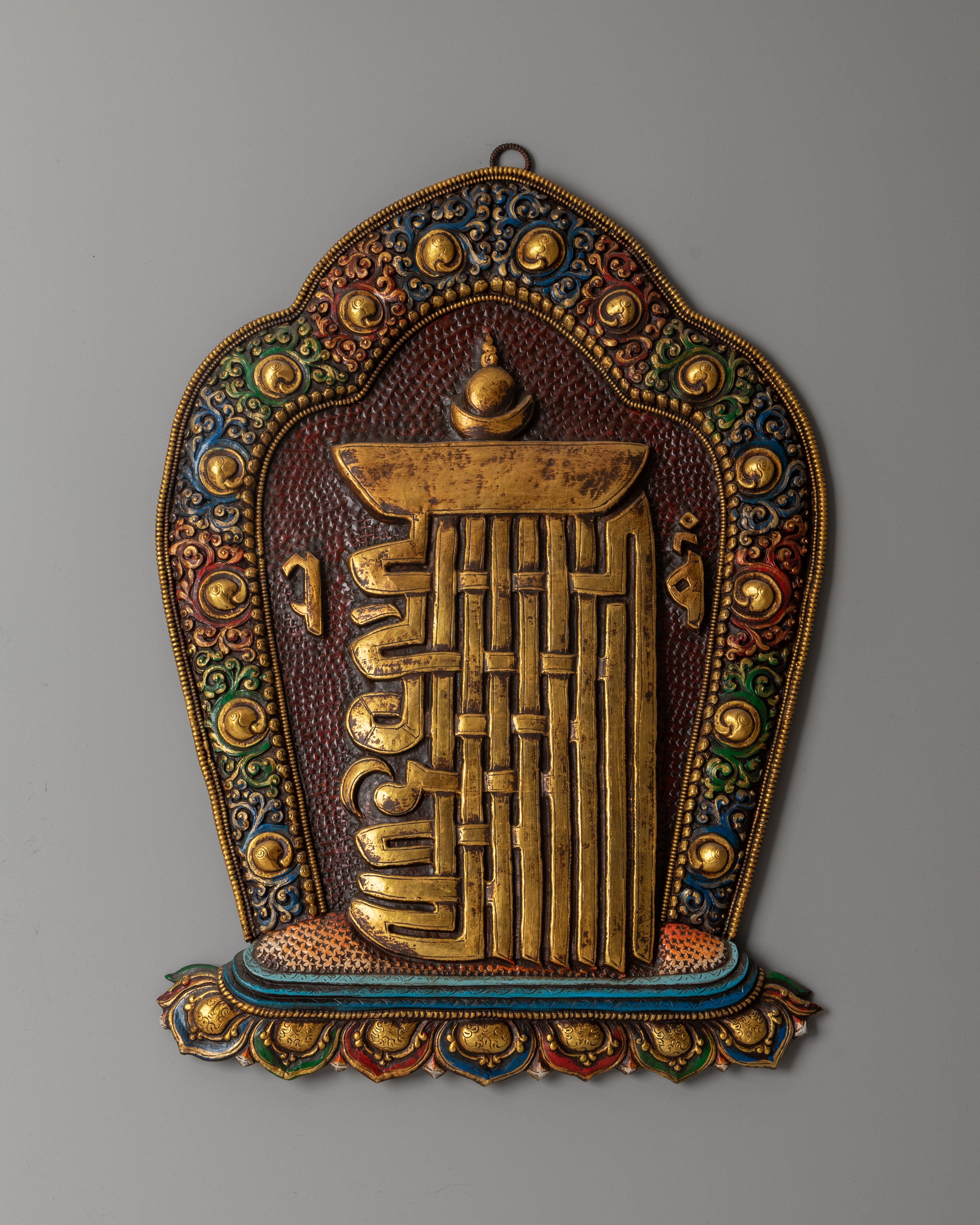 Brass Kala Chakra Wall Hanging