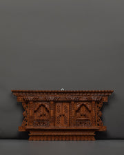 carved wood wall hanging