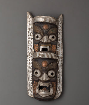 Tibetan Protector Wall Hanging Mask