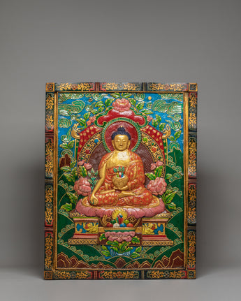 Medicine Buddha Thangka Wall Hanging