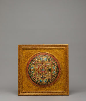 Auspicious Symbols Mandala Wall Hanging