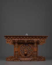 Hand-Carved Peacock Wall Hanging
