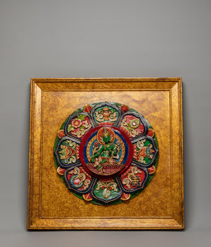Green Tara Buddhist Wall Hanging