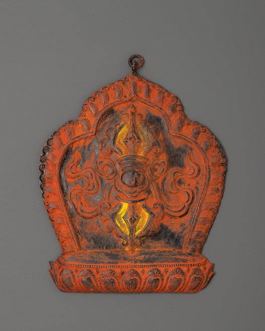 Wall Hanging with Vajra Carved Art 