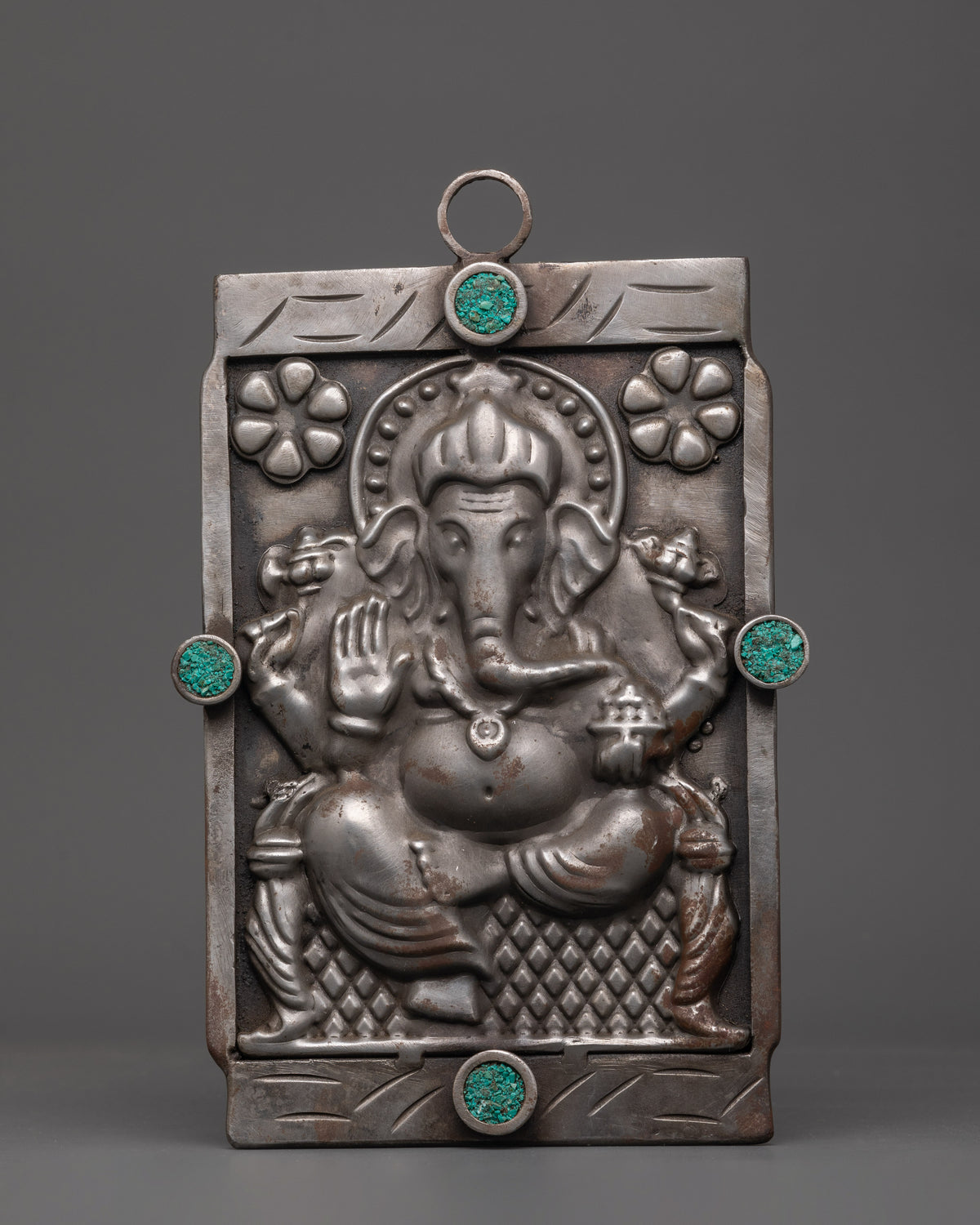 Hand-carved Ganesh Wall Hanging