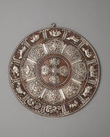 Silver Plated and Oxidized Copper Wall Hanging