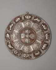 Silver Plated and Oxidized Copper Wall Hanging