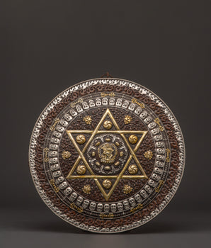 Handcrafted Tibetan Mandala Wall Hanging