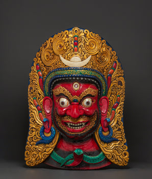 Sacred Red Deity Wall Hanging
