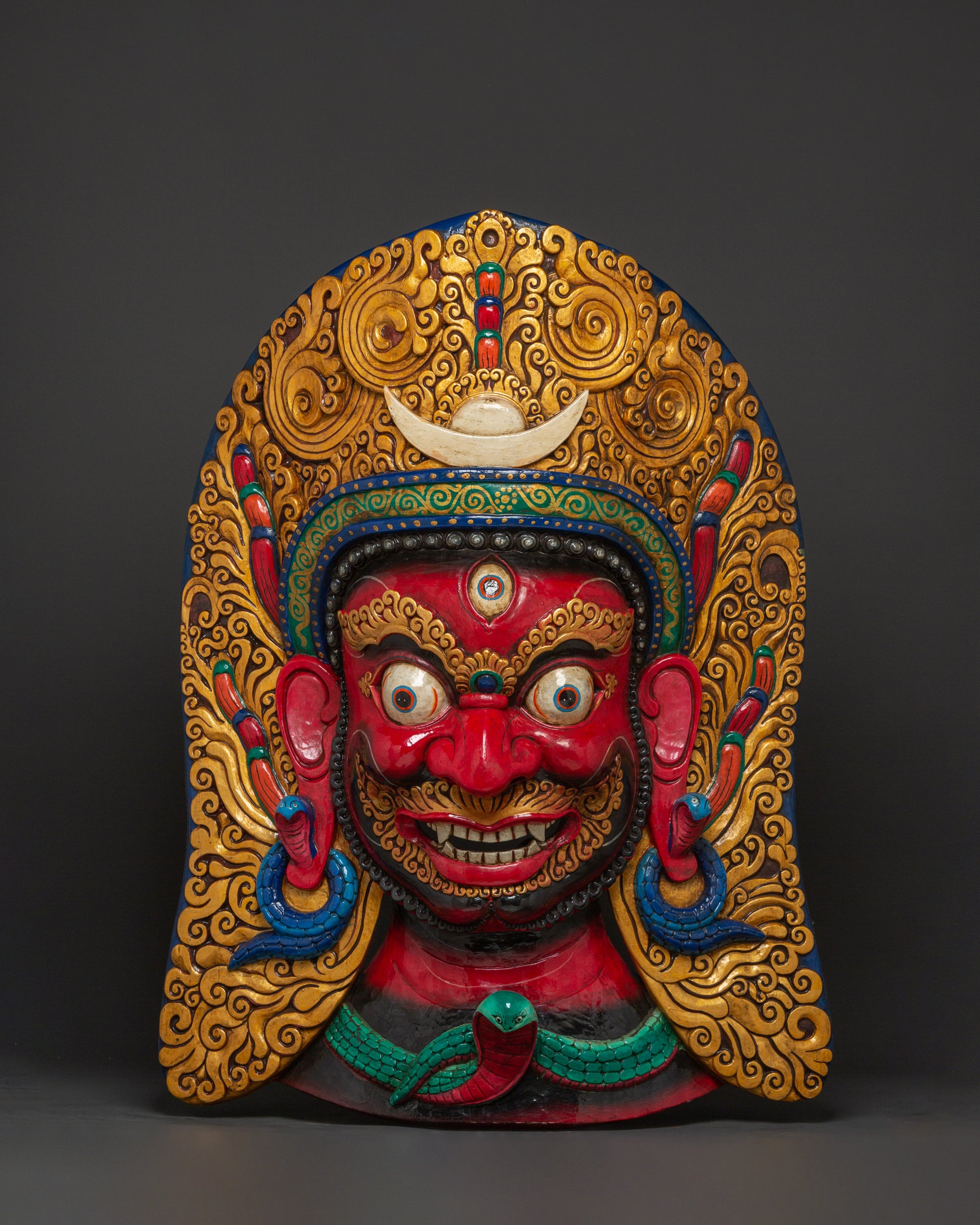 Sacred Red Deity Wall Hanging