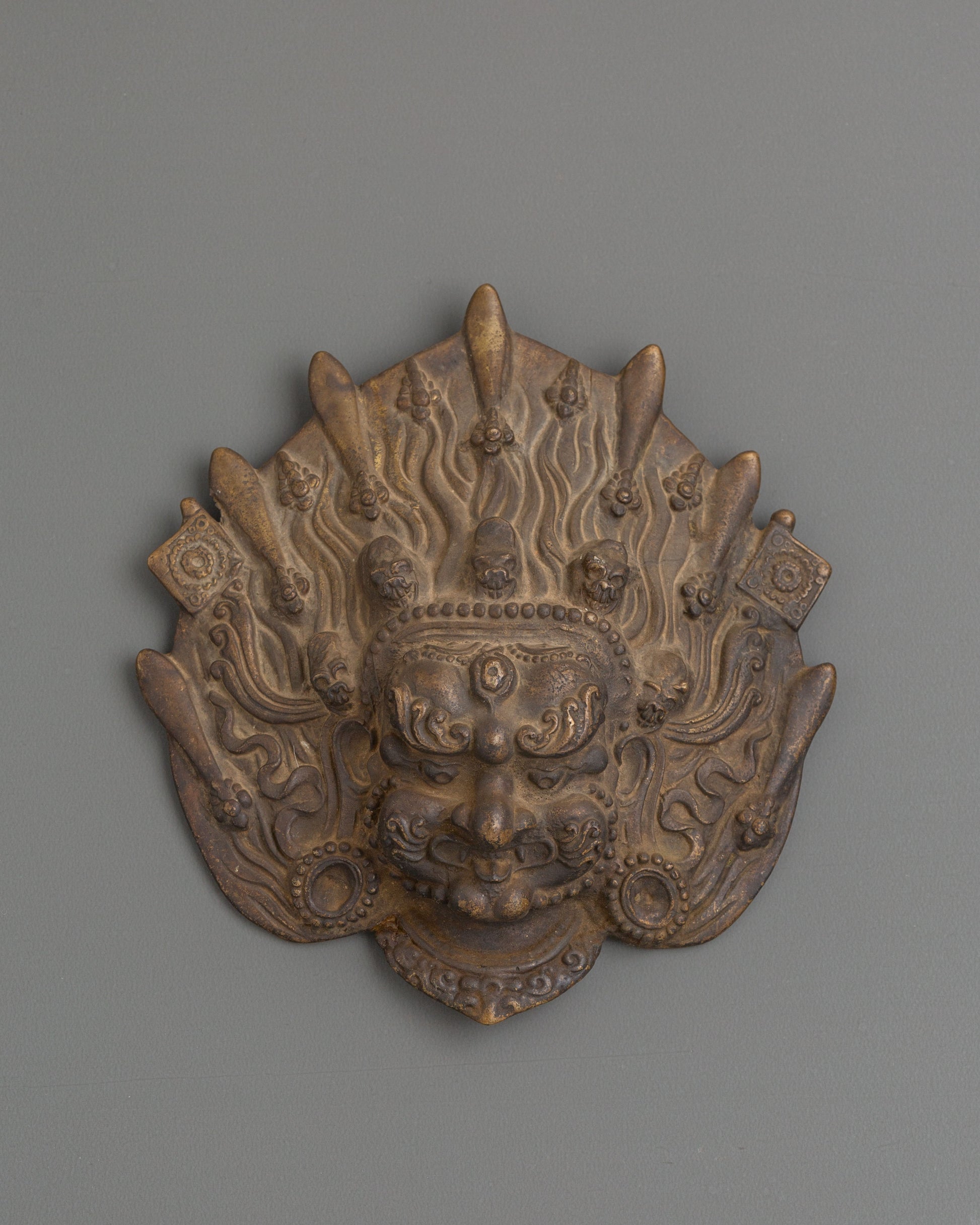 Handmade Mahakala Mask Wall Hanging