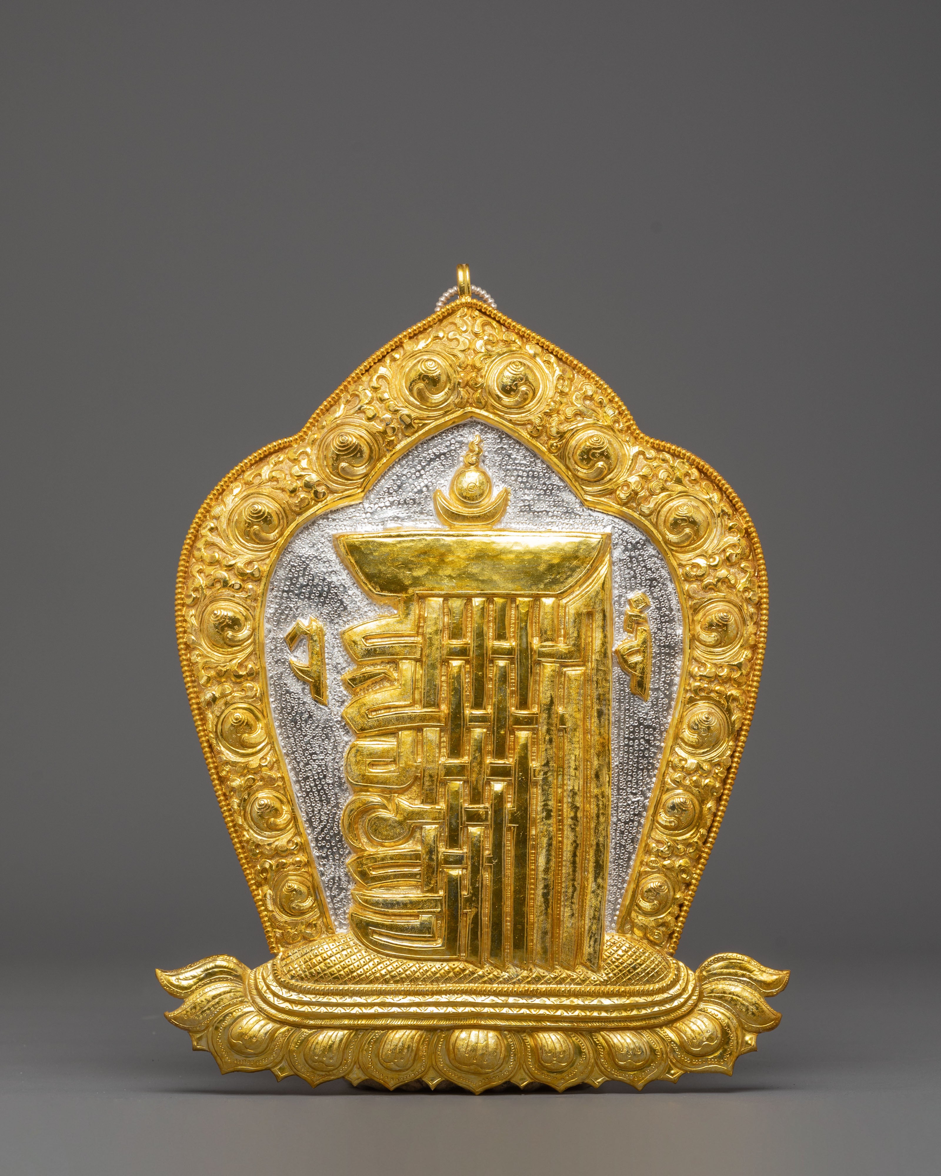 Electro Gold Plated Kala Chakra Wall Art