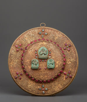Wall Hanging Madala with Bodhisattvas
