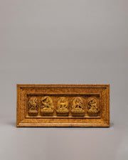Handmade Wall Hanging with Meditational Deities