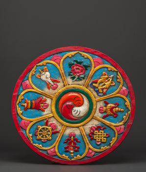 Buddhist Dharma Wheel Wall Hanging