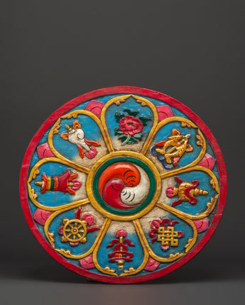 Buddhist Dharma Wheel Wall Hanging