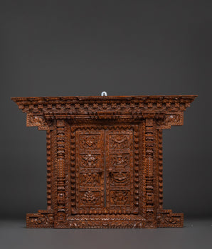 Auspicious Symbols Adina wood Wall Hanging
