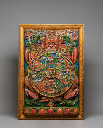 Wheel of Life Mandala Wall Hanging