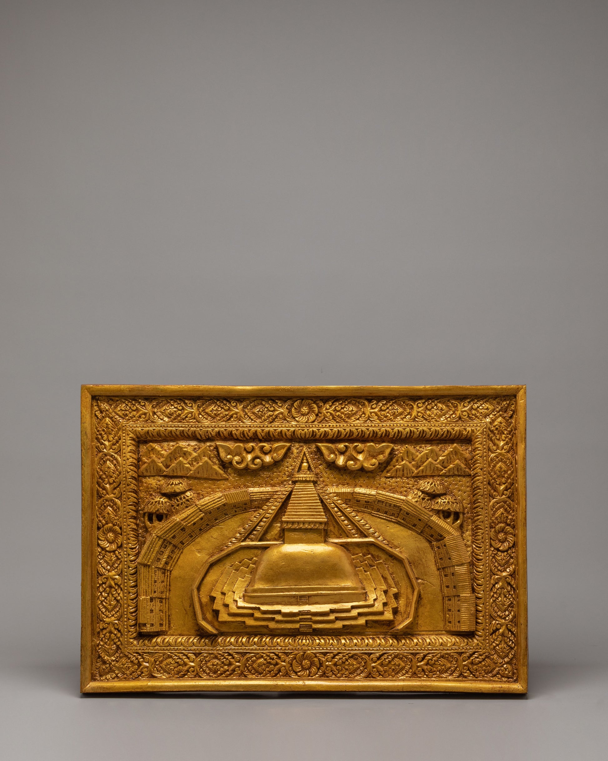 Golden Stupa Wall Hanging 