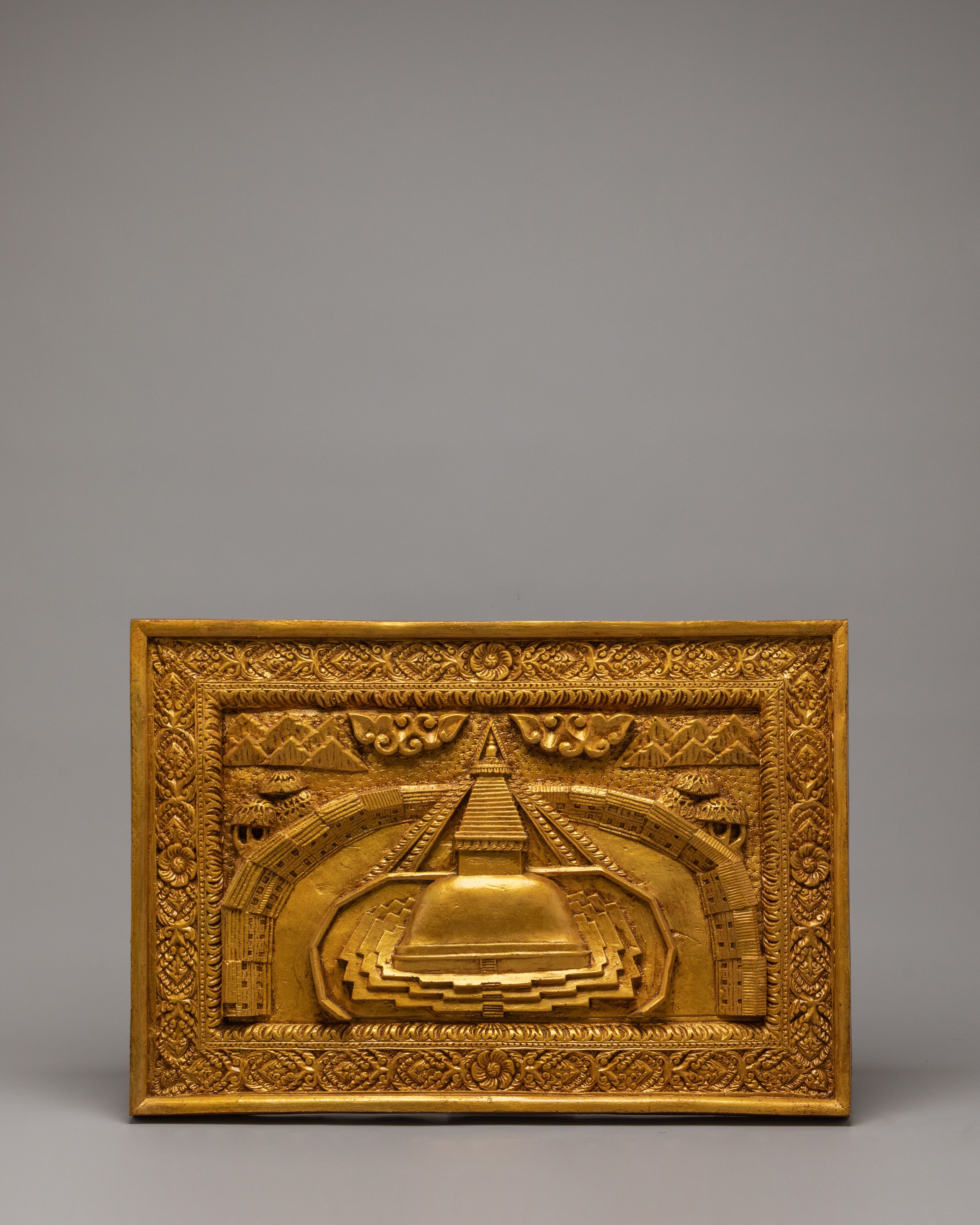 Golden Stupa Wall Hanging 