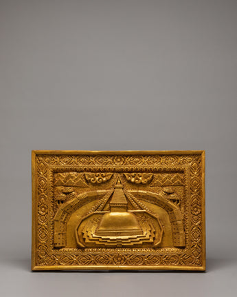 Golden Stupa Wall Hanging 