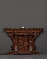 wooden door wall hanging