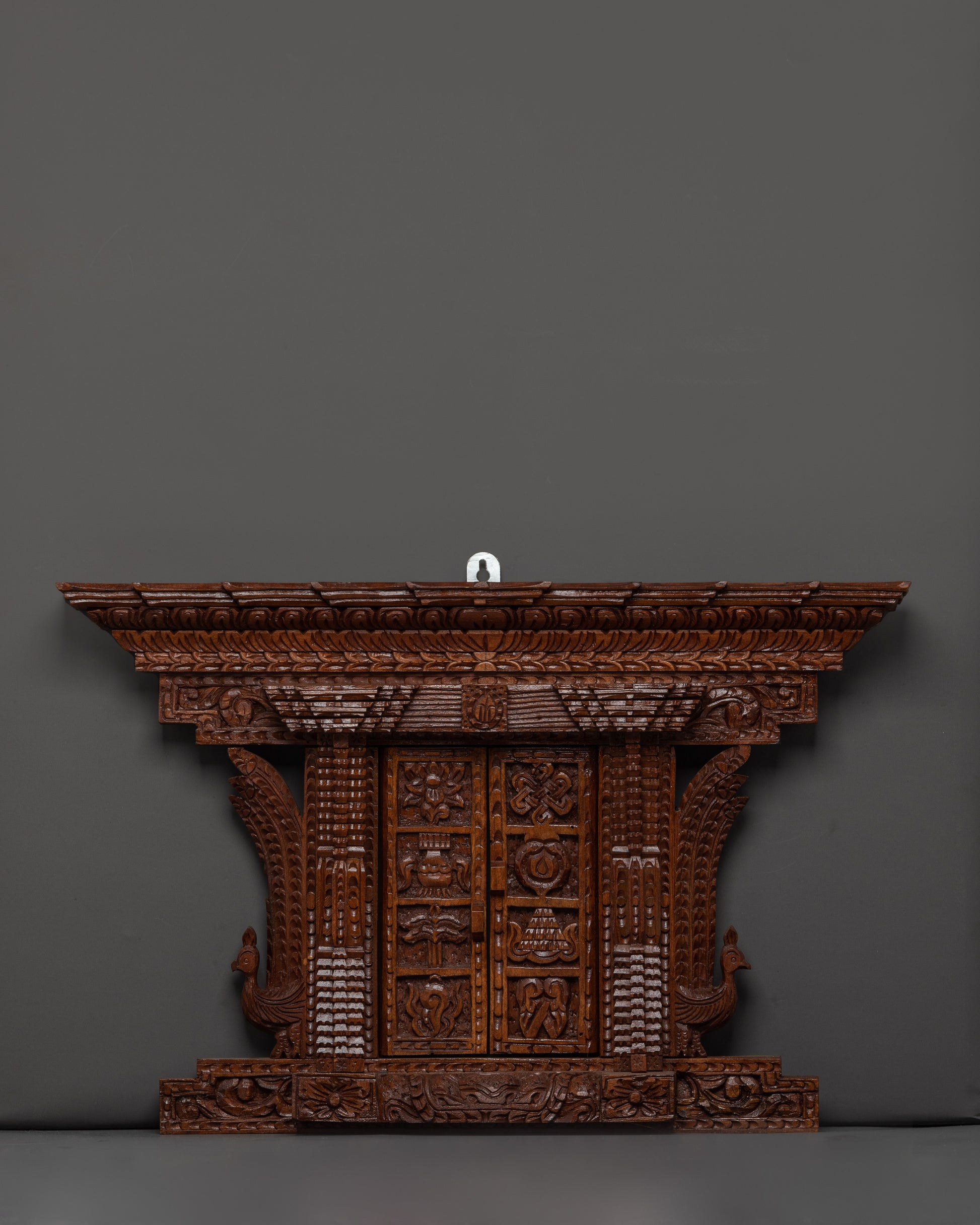 wooden door wall hanging