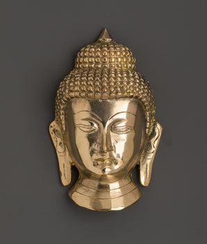 Golden Handmade Buddha Wall Hanging 