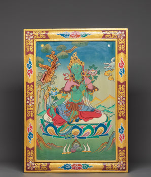 Green Tara Deity Wall hanging