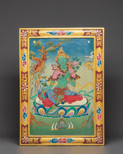 Green Tara Deity Wall hanging