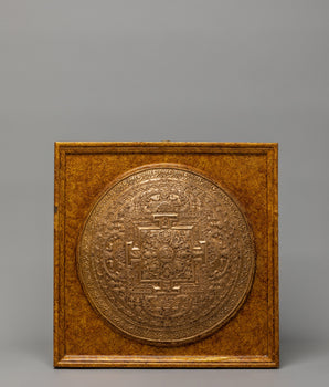 Tibetan Eight Auspicious Symbol Wall Hanging | Symbol of Wisdom