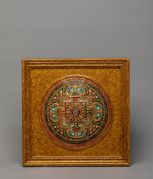 Handmade Eight Auspicious Mandala Wall Hanging