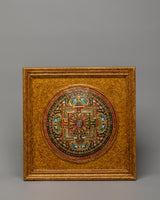 Handmade Eight Auspicious Mandala Wall Hanging