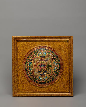 Handmade Eight Auspicious Mandala Wall Hanging