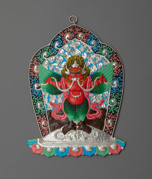 Handcrafted Buddhist Deity Garuda Wall Hanging