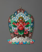 Handcrafted Buddhist Deity Garuda Wall Hanging