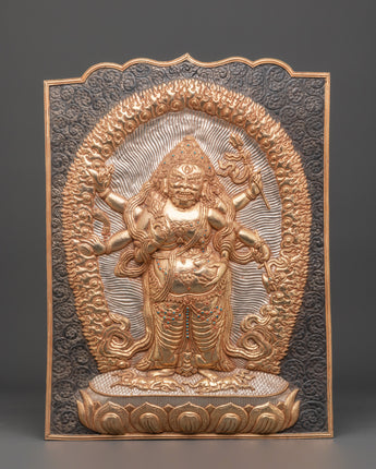 Six Armed Mahakala Wall Hanging