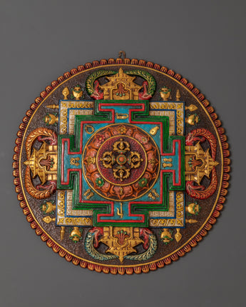 Handcrafted Tibetan Mandala Wall Art
