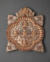 Handcrafted Five Buddha Wall Hanging