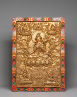 Himalayan Wall Art of Seven Eyed White Tara
