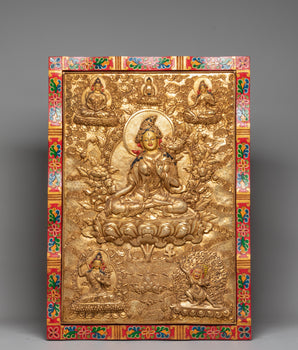 Himalayan Wall Art of Seven Eyed White Tara