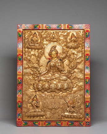 Himalayan Wall Art of Seven Eyed White Tara
