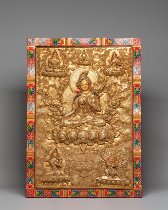 Himalayan Wall Art of Seven Eyed White Tara