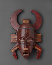 Traditional Tribal Wooden Wall Hanging