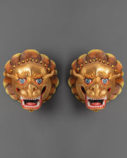 Gold Plated Copper Wall Hanging | Spiritual and Artistic Home Decor