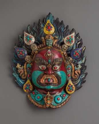 Nepalese tribal wall hanging mask