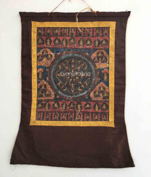 Vintage Buddha Mandala Thangka